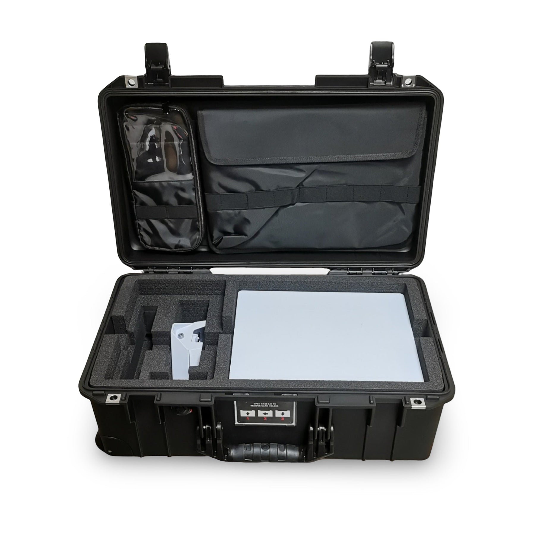 Peli Air 1535 transport case with custom foam for Starlink Mini Kit