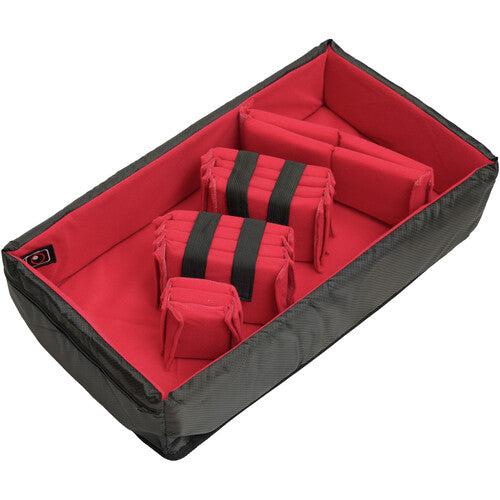 Insert roșu pentru organizatorul de plasă de bază Peli Air 1535