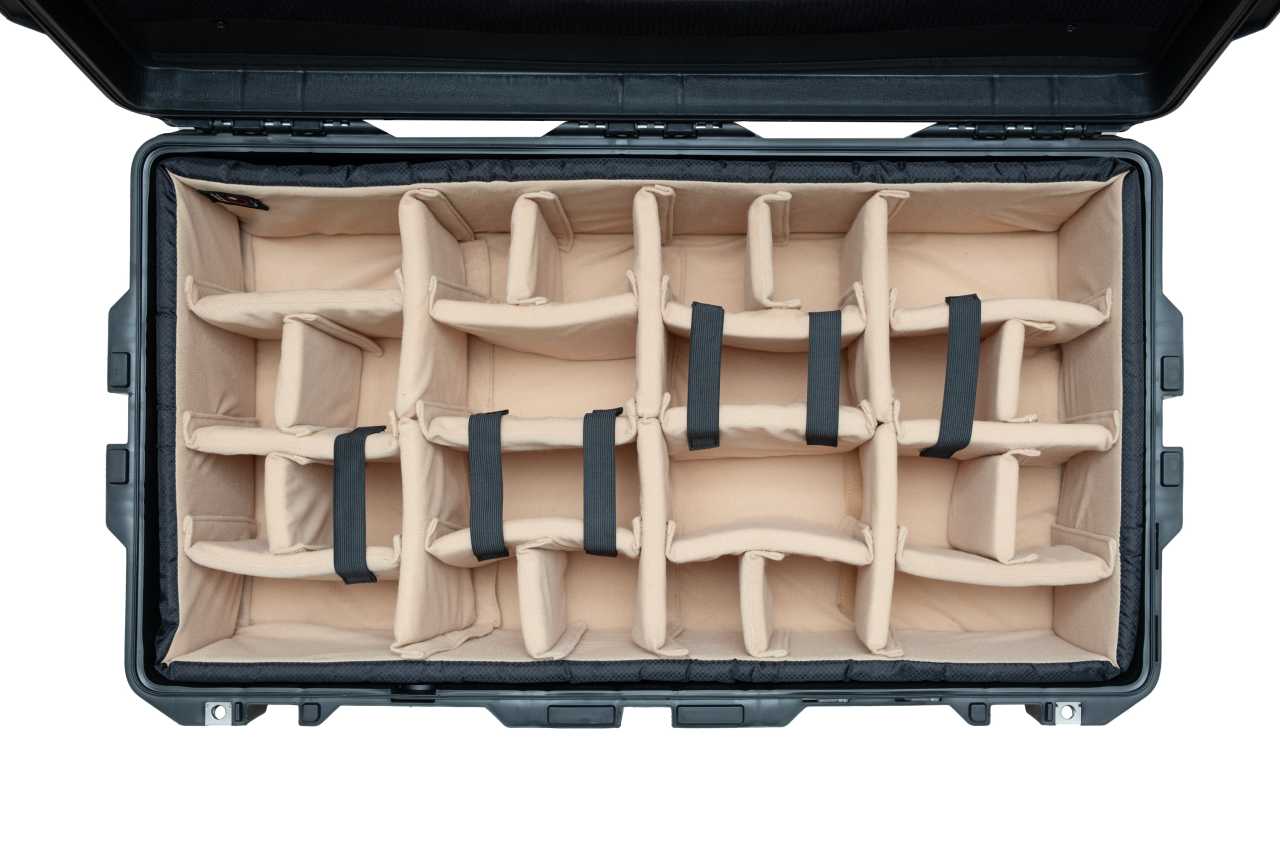 peli-air-1615-beige-padded-divider-organizer-set