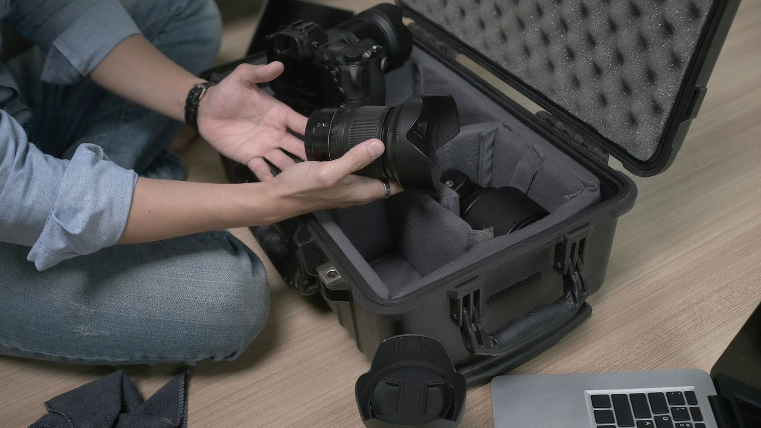 Camera lens affected by humidity, fungus and haze