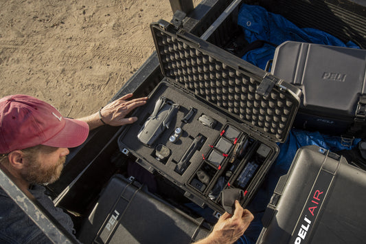 how to transport drone by a plane