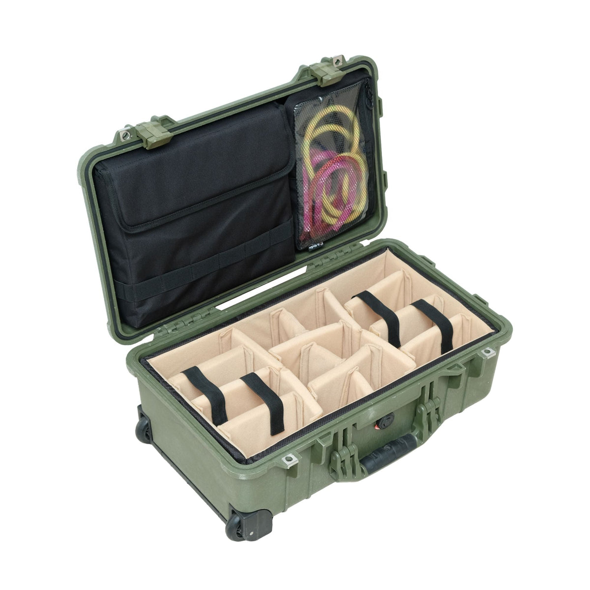 Starlink Mini lid organizer compatible with Peli 1510, Peli Air 1535 and Nanuk 935