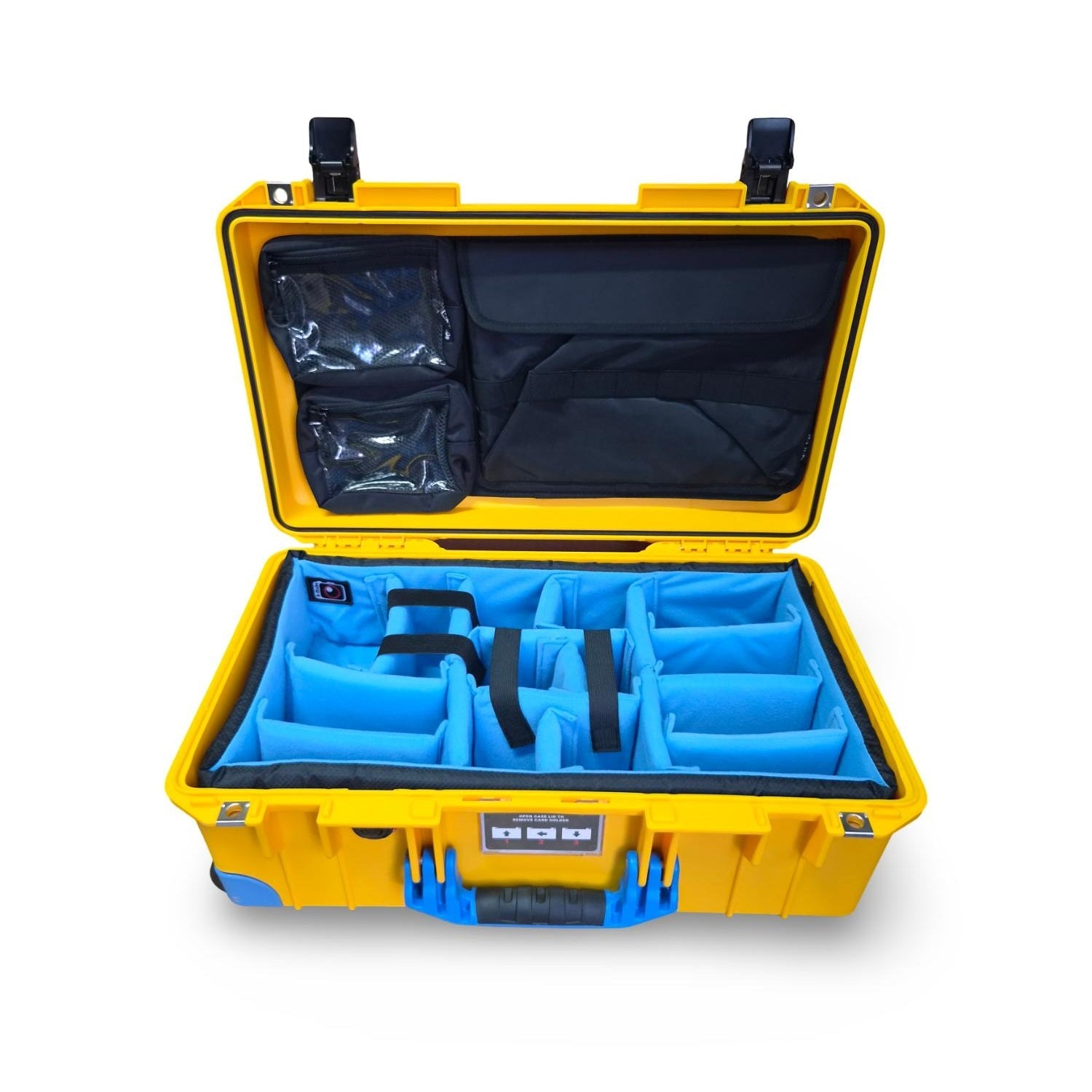Peli Air case bundle with matched divider and lid organiser