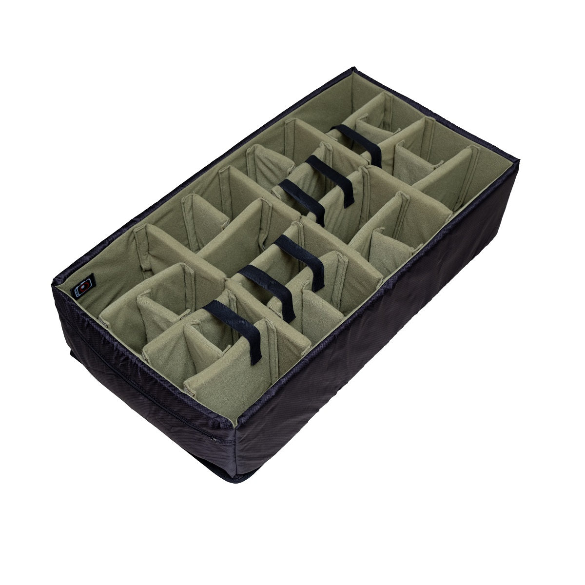 Green padded divider set interior option for the Peli Air 1615 bundle
