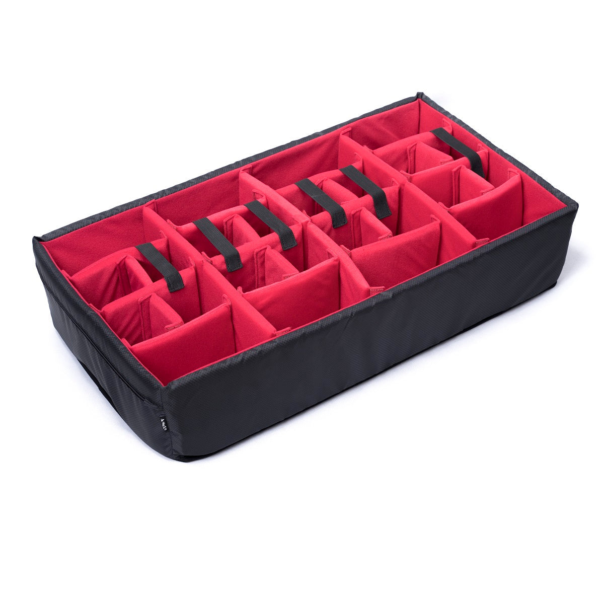 Red padded divider set interior option for the Peli Air 1615 bundle