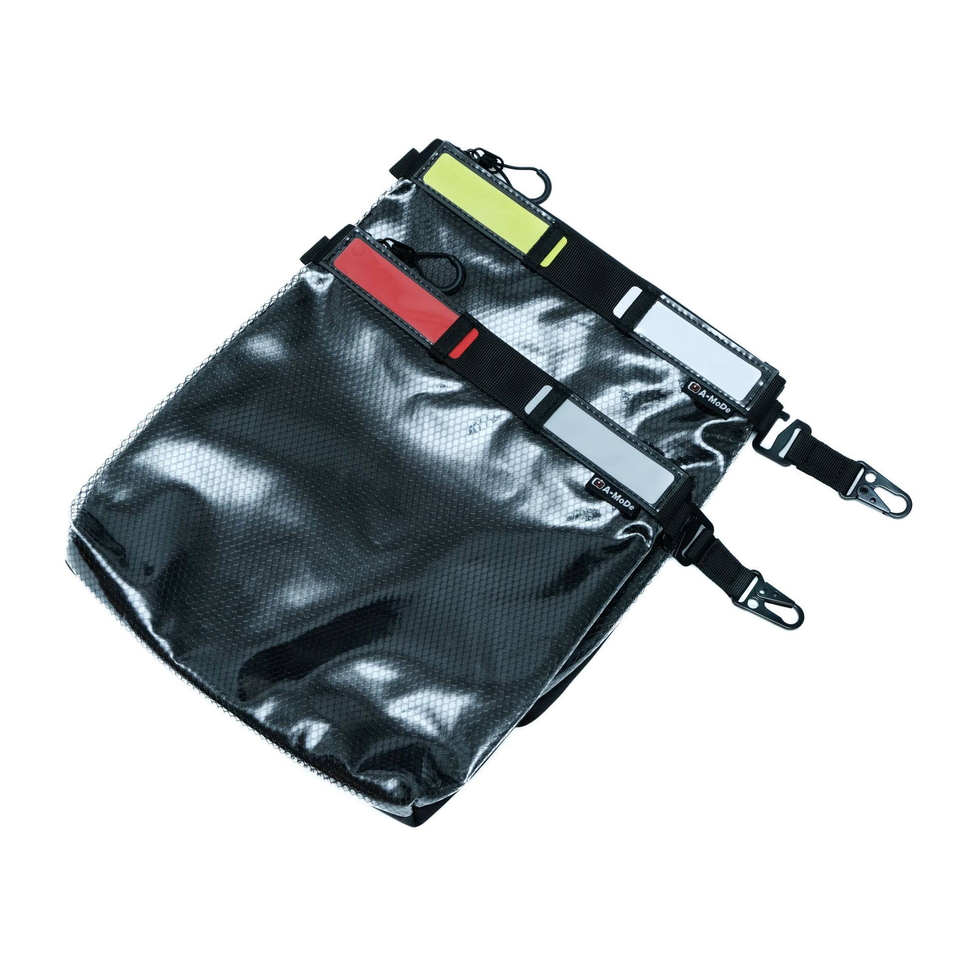 Black mesh pouches of the LID1519OBL2 lid organizer for Peli 1510 and 1535 cases