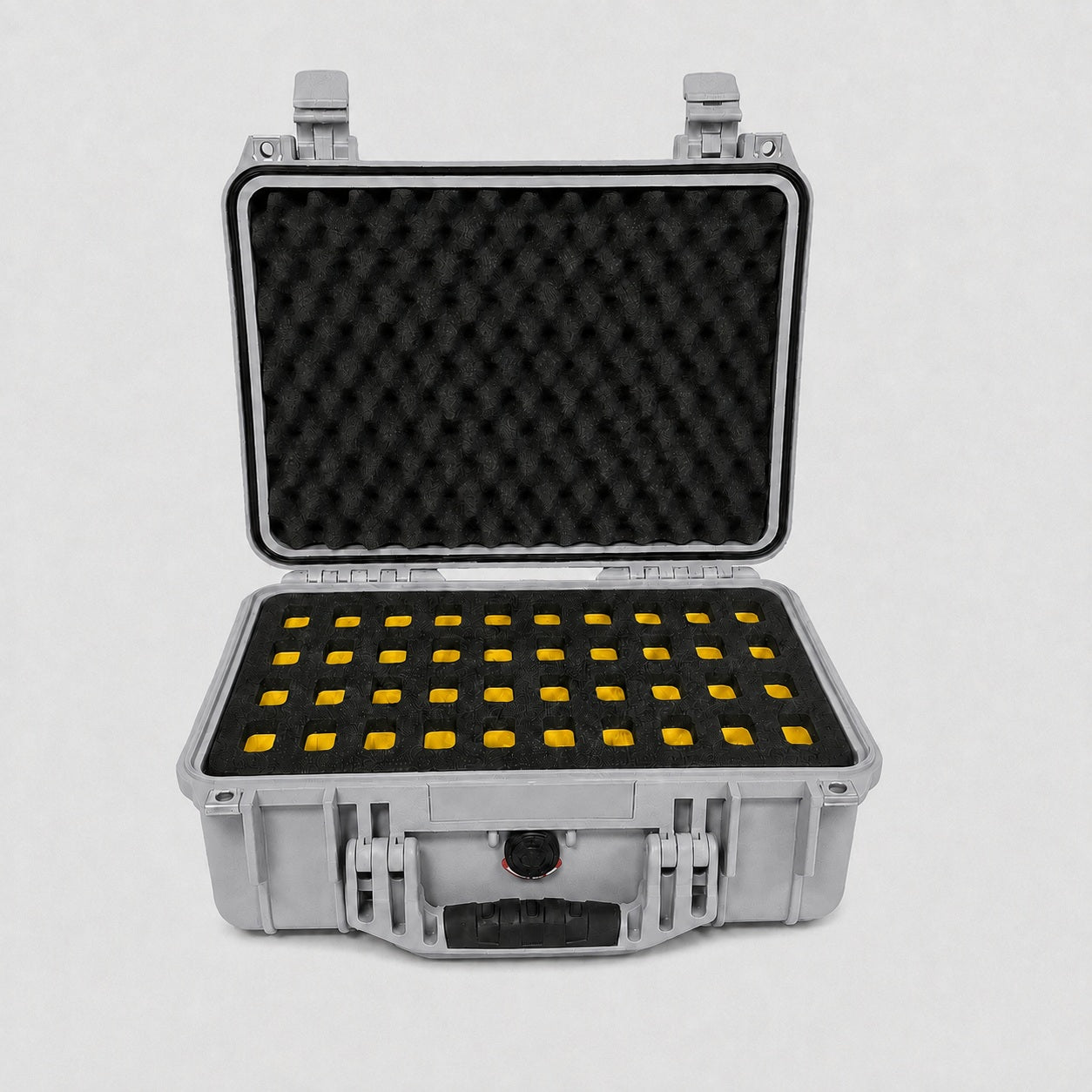 Tilpasset Peli 1450 knivkoffert for 40 foldekniver