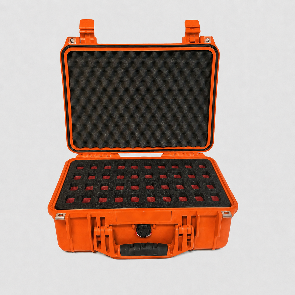 Tilpasset Peli 1450 knivkoffert for 40 foldekniver