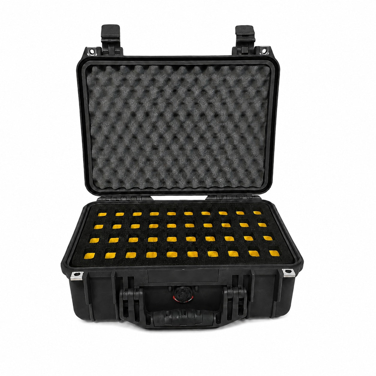Tilpasset Peli 1450 knivkoffert for 40 foldekniver