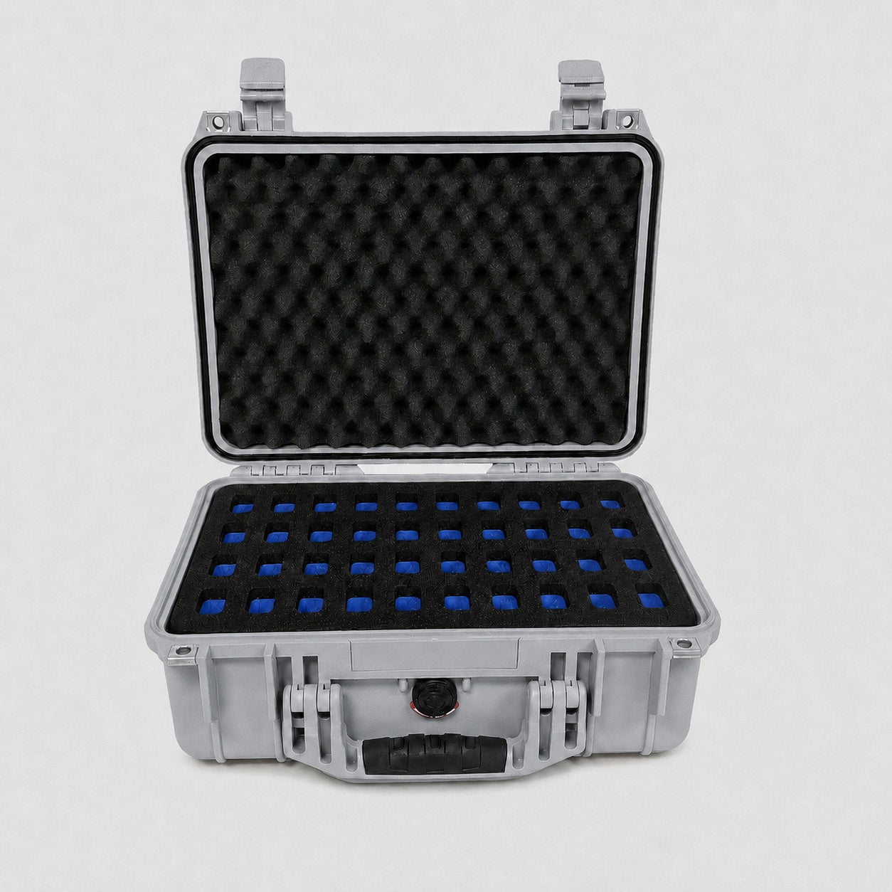 Tilpasset Peli 1450 knivkoffert for 40 foldekniver