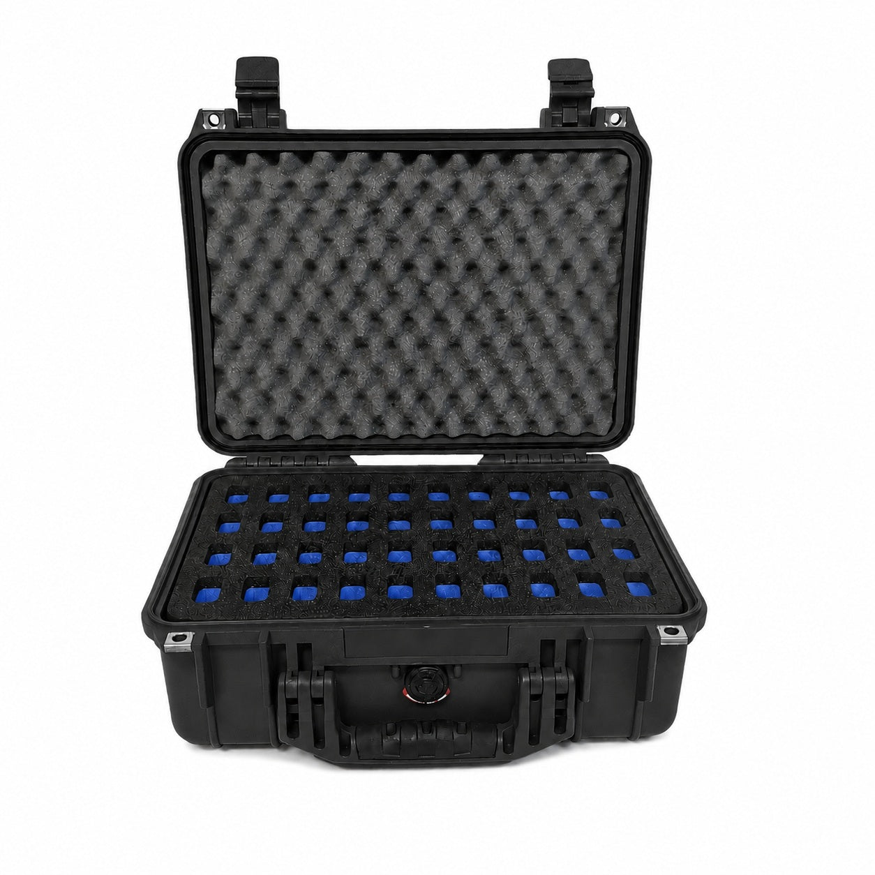 Tilpasset Peli 1450 knivkoffert for 40 foldekniver