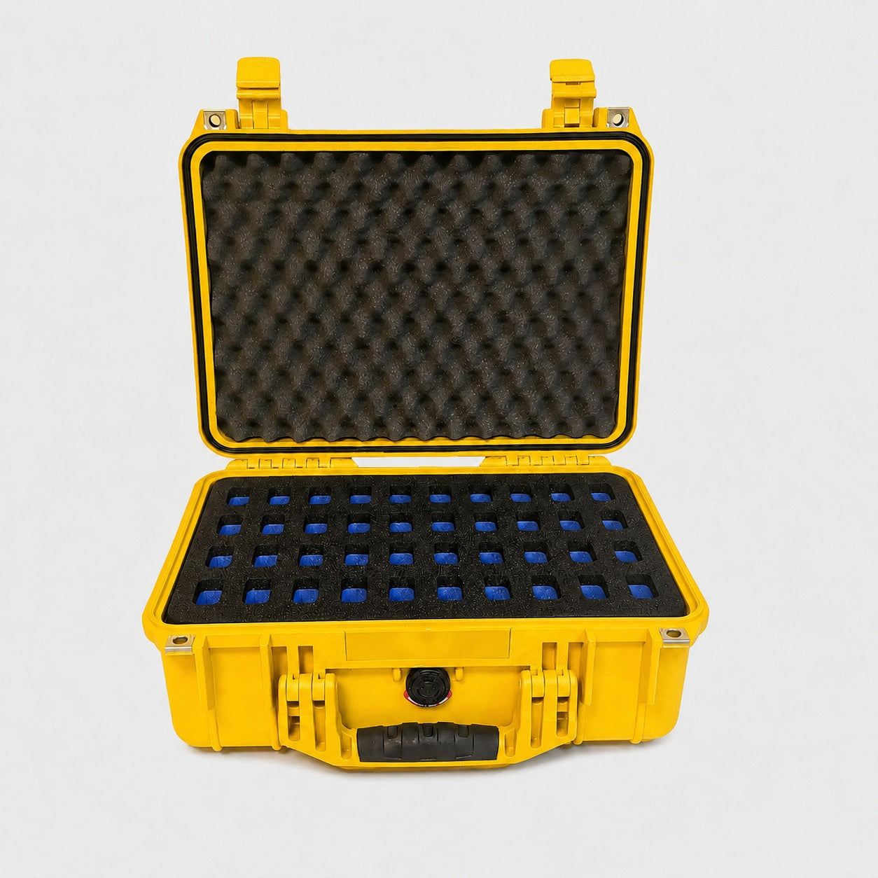 Tilpasset Peli 1450 knivkoffert for 40 foldekniver