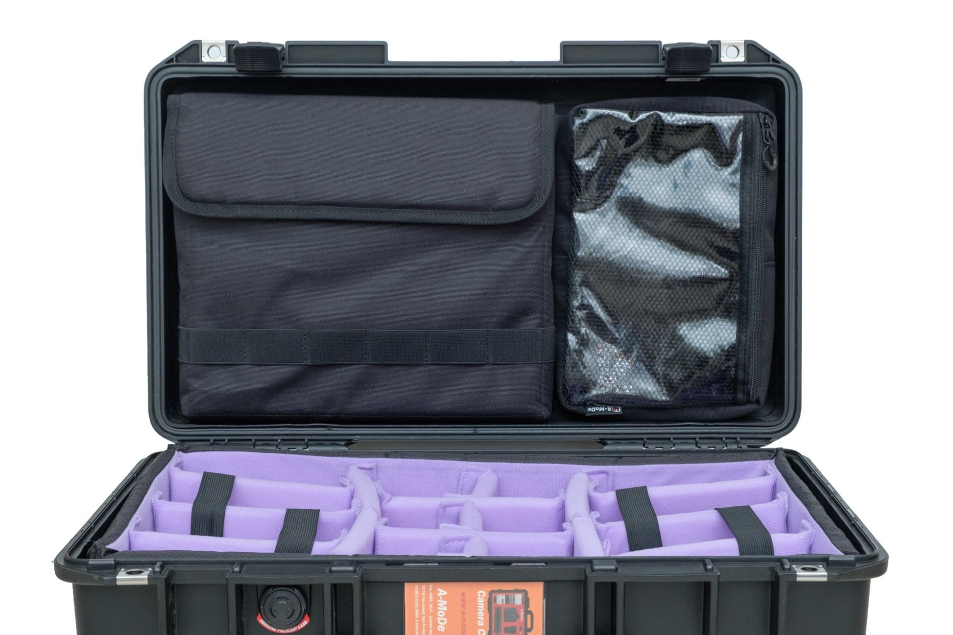 Starlink Mini lid organizer LID1519SL fitted to a Peli Air 1535 case lid