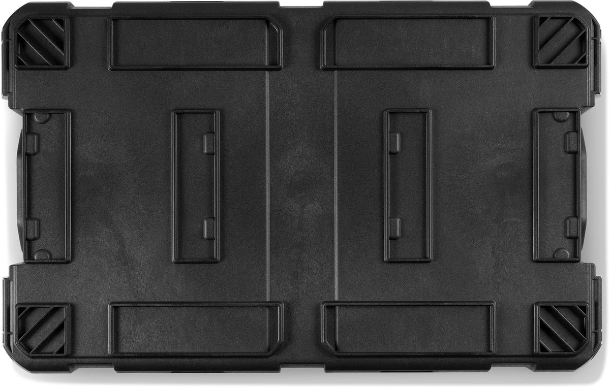 Peli CRATE 90L CR90 svart kasse, sett nedenfra