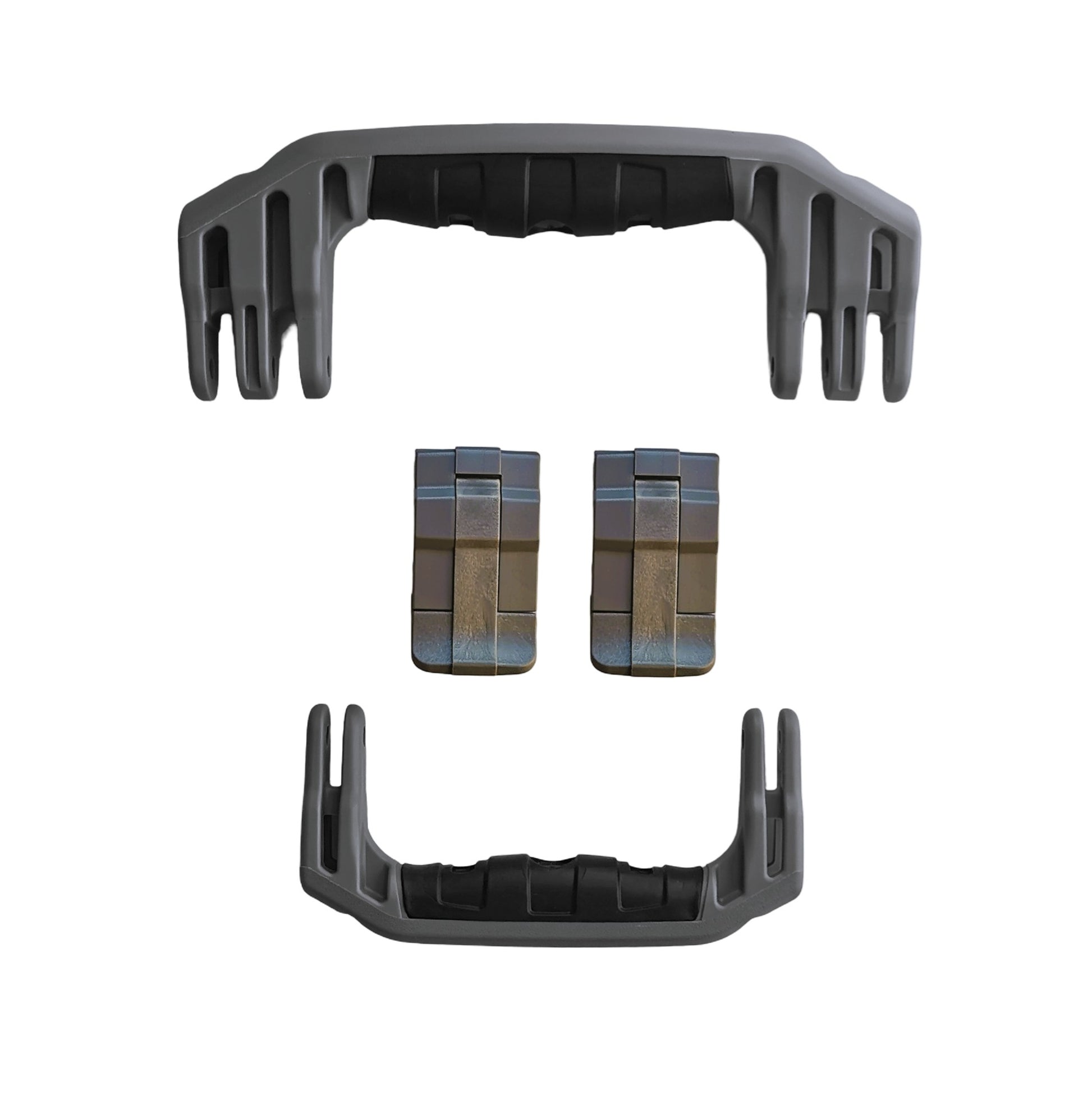 Peli15101560replacementlatchandhandlessetsilvergrey