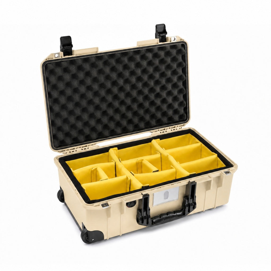 Peli Air 1535 Kabinentrolley in Limestone — Innenausstattung mit Stofftrenner