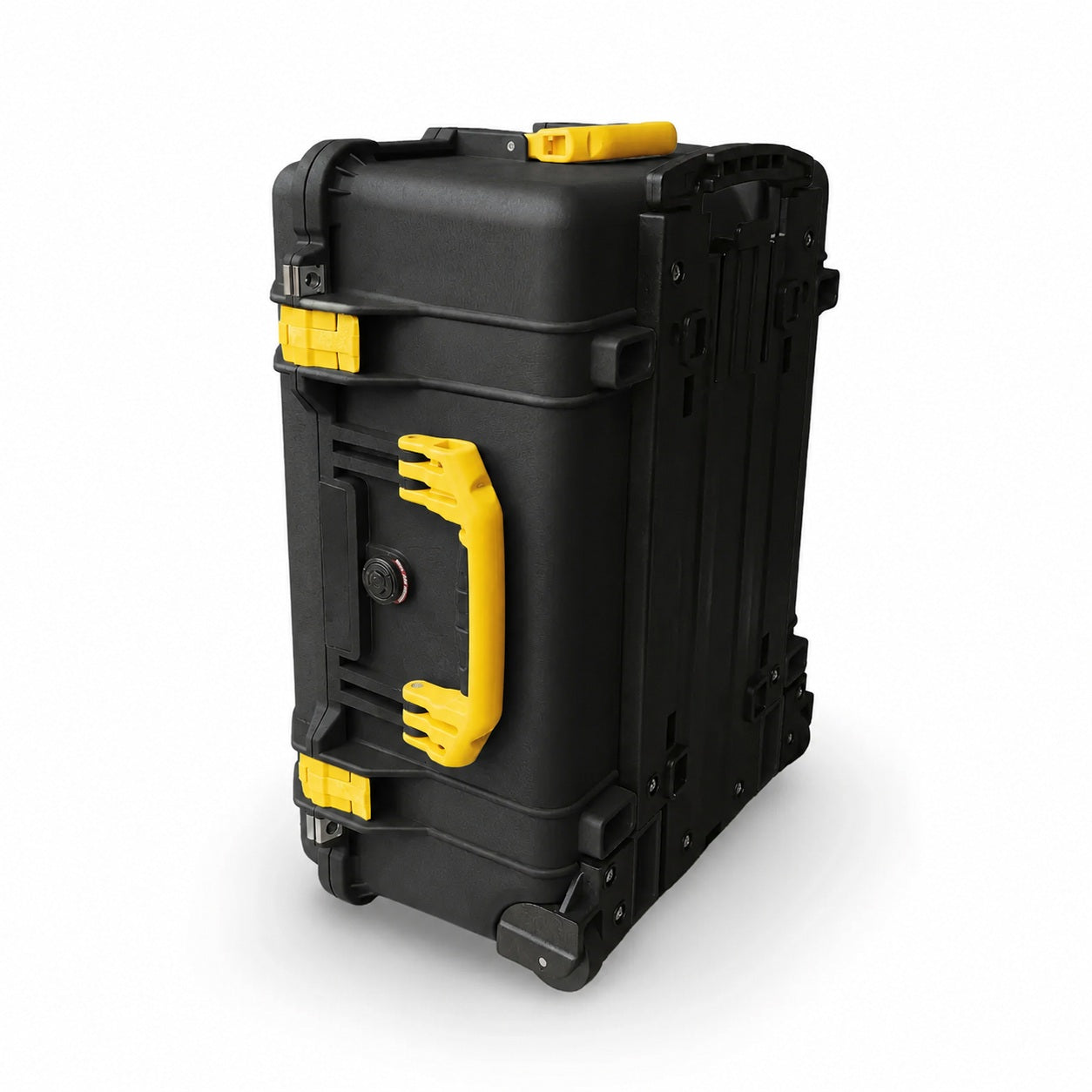 Peli 1560 Protector Case, черен с жълти дръжки и закопчалки – снимка 4