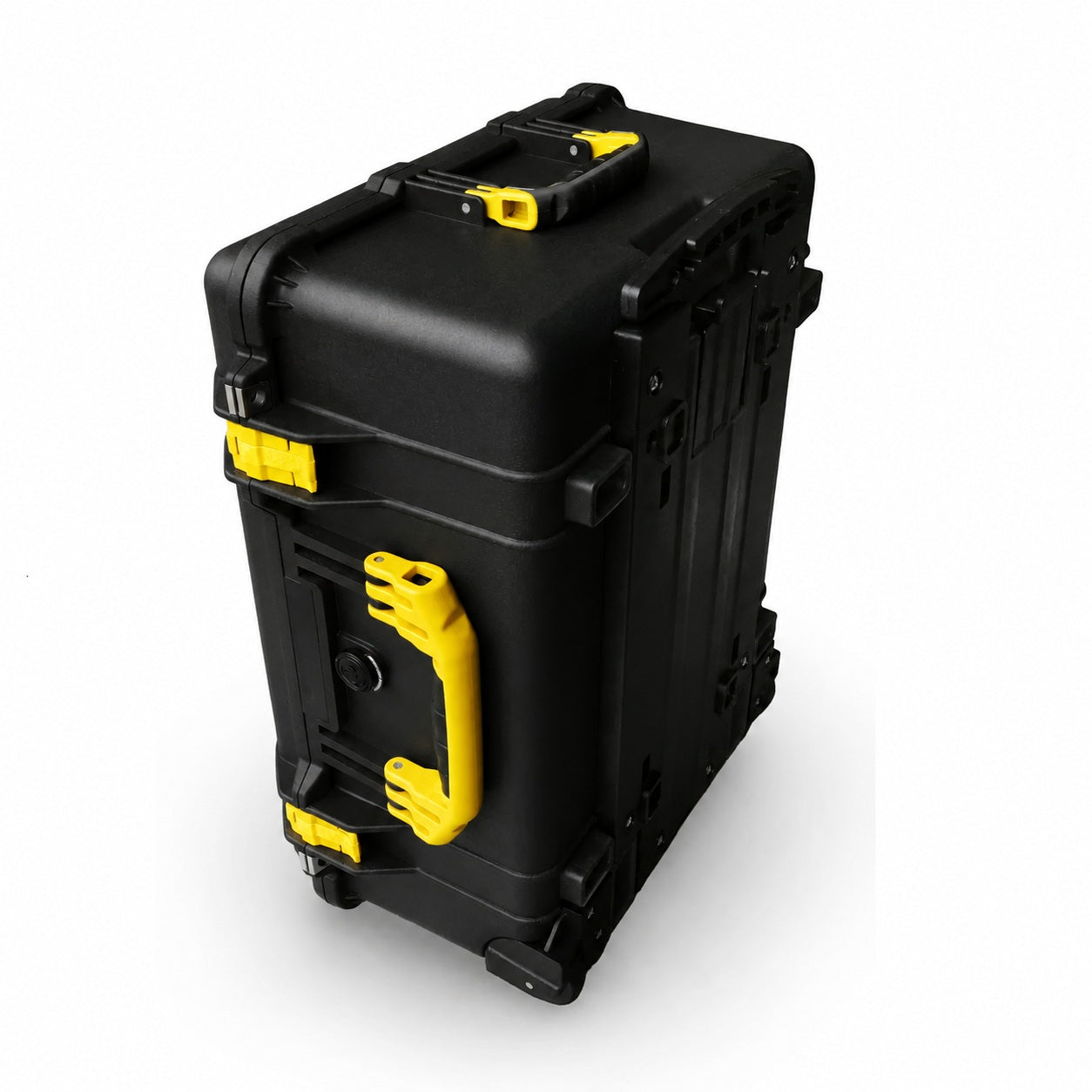 Peli 1560 Protector Case, черен с жълти дръжки и закопчалки – снимка 3
