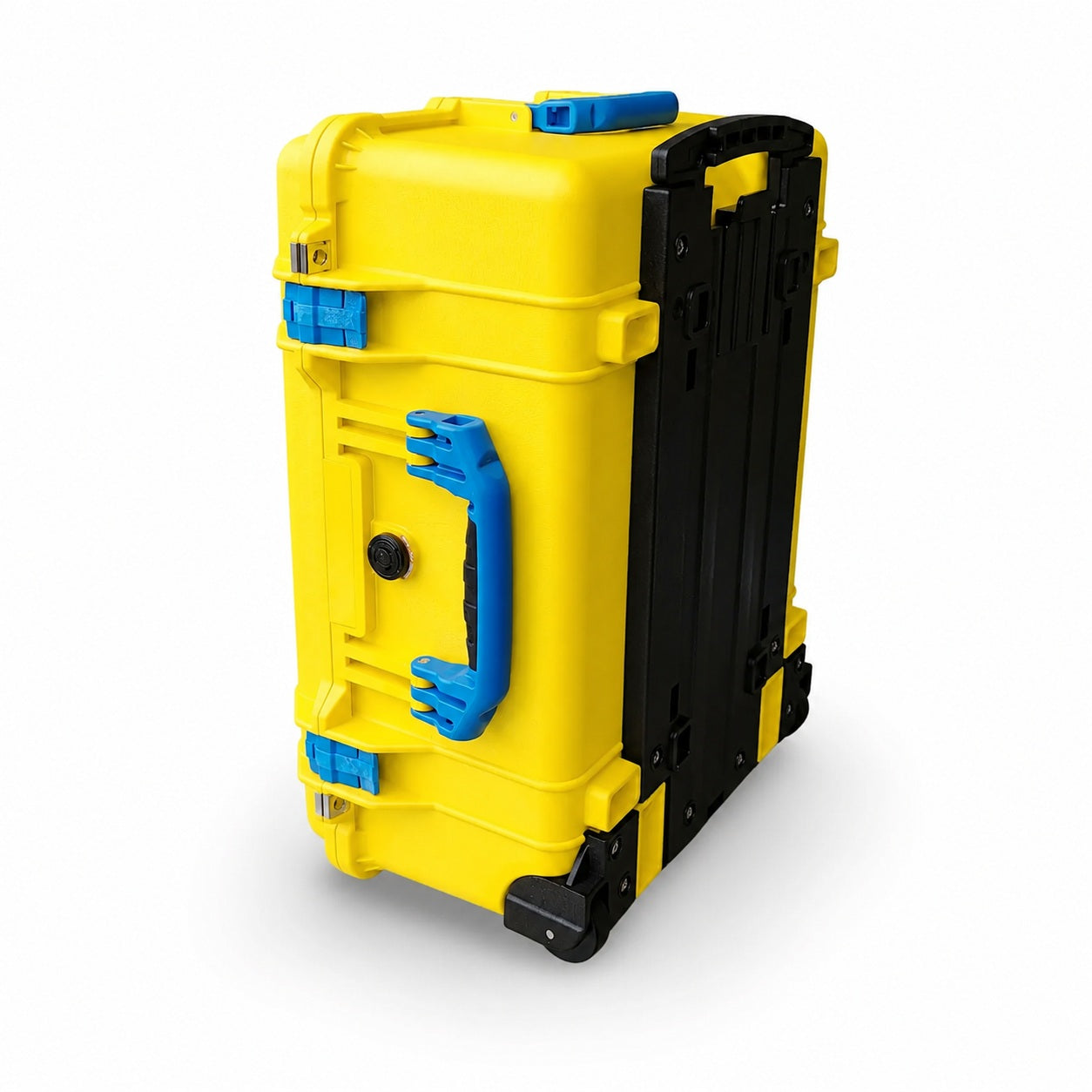 Peli 1560 Protector Case, jaune avec poignées et loquets bleus — photo 1
