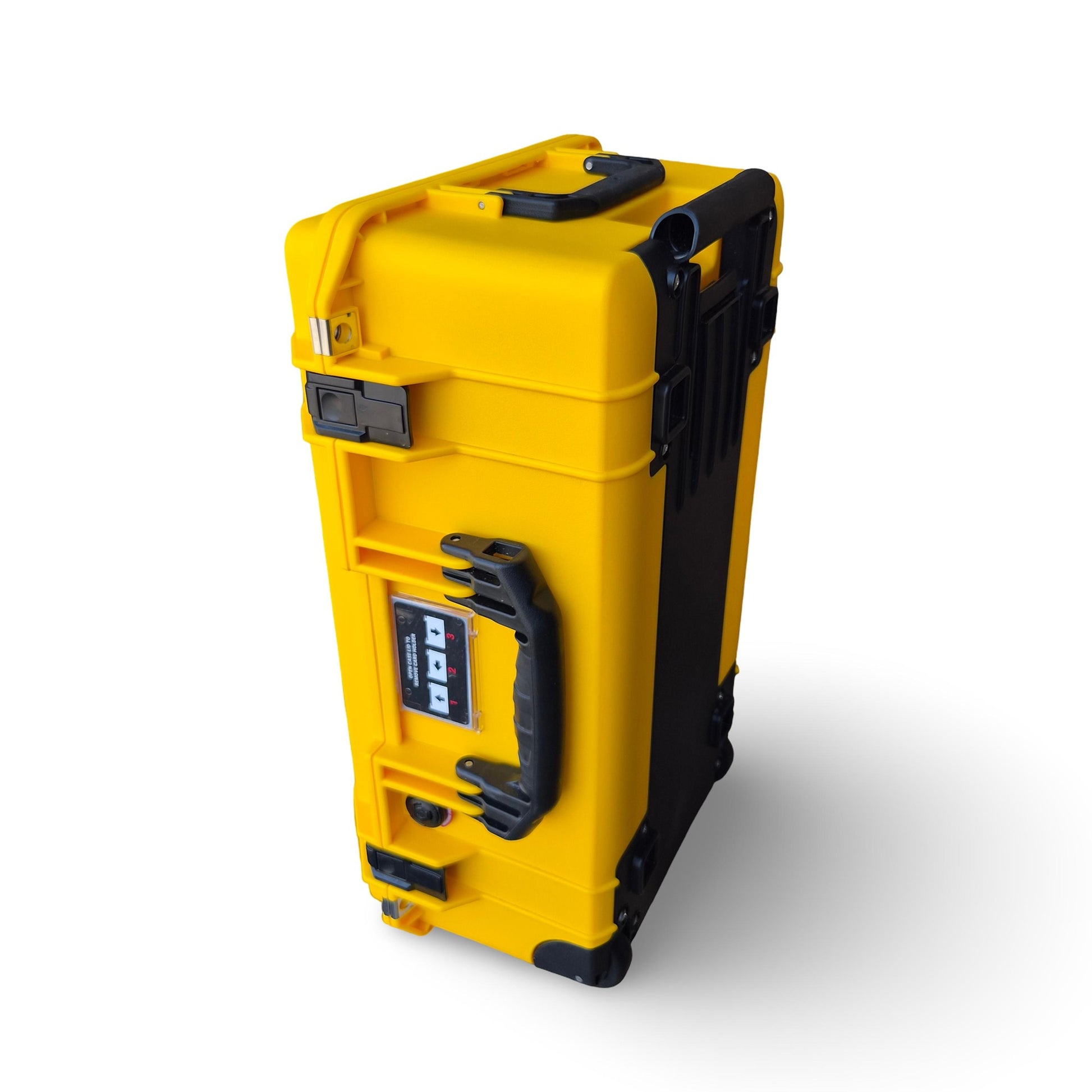 Peli Air 1535 Carry-On — Yellow with Black protective case colour close-up