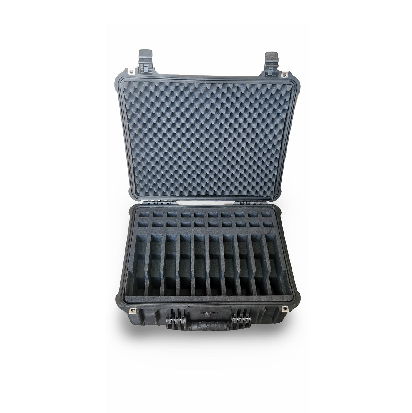 Pistolenkoffer_fur_10_Pistolen_und_20_Magazine_robuster_Transportkoffer