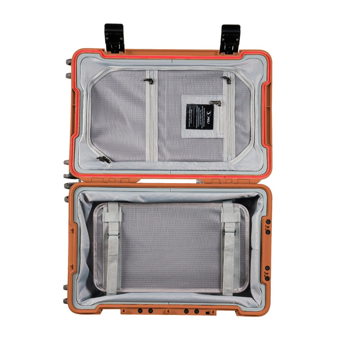 Peli ATX HC22 carry-on suitcase in Iron Clay, product shot on a plain background