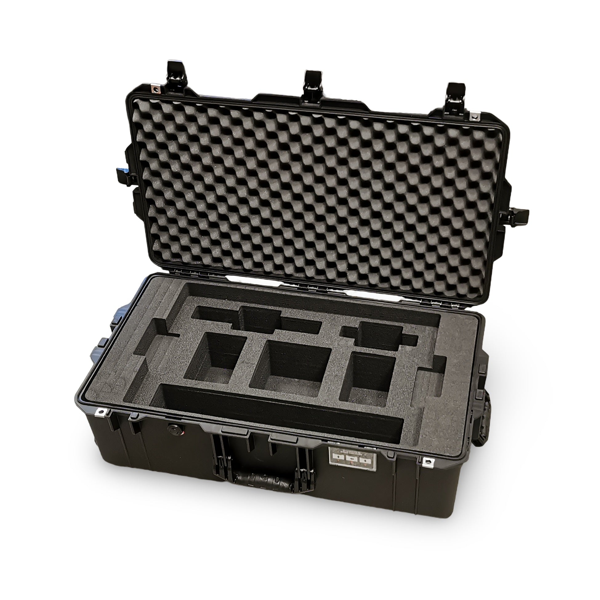 Transportkoffer Starlink Standard Kit – Peli Air 1615 zwart hardschalig met uittrekbaar trolleyhandvat
