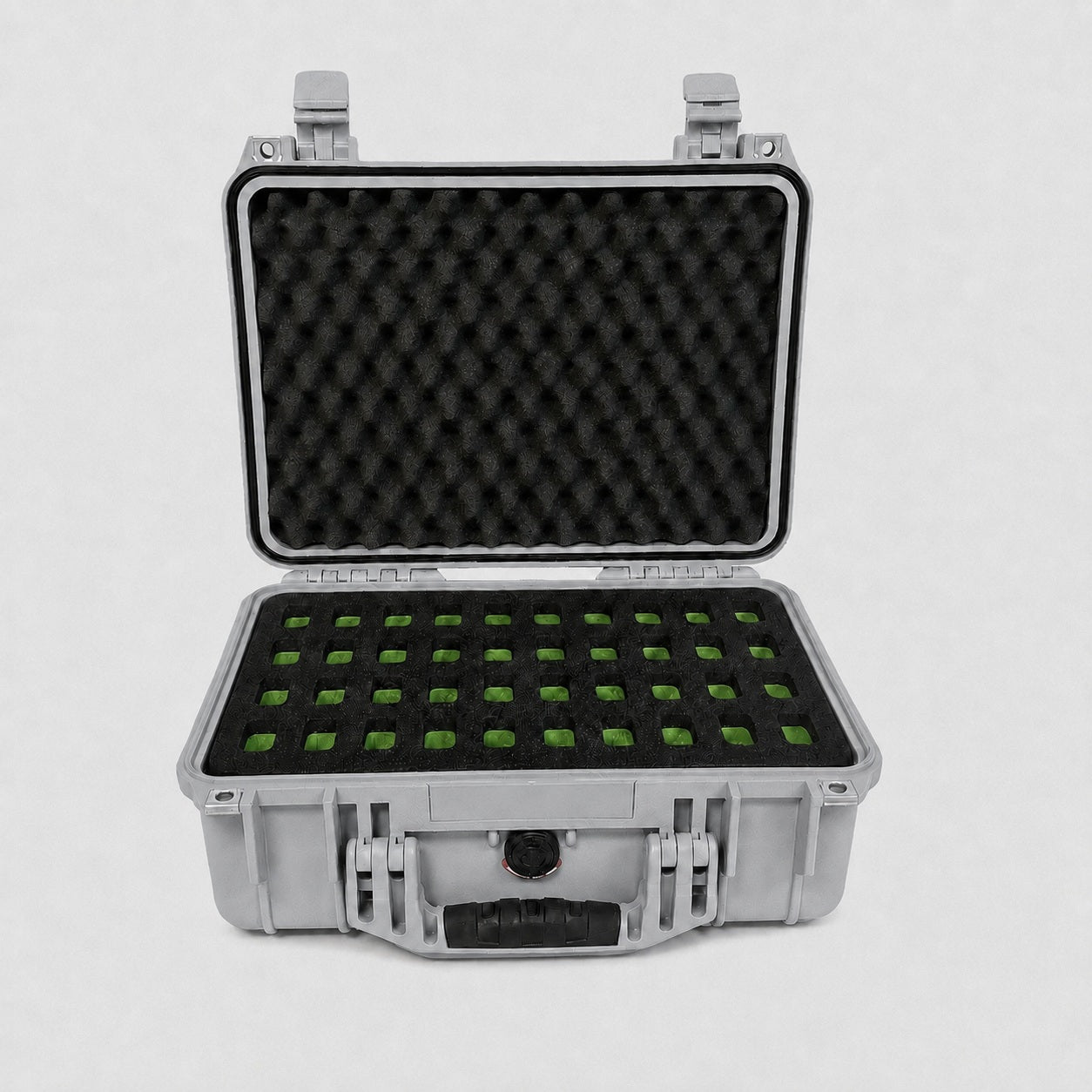 Tilpasset Peli 1450 knivkoffert for 40 foldekniver
