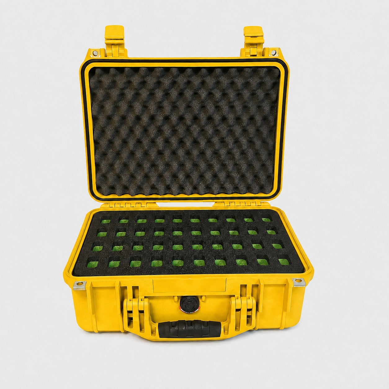 Tilpasset Peli 1450 knivkoffert for 40 foldekniver