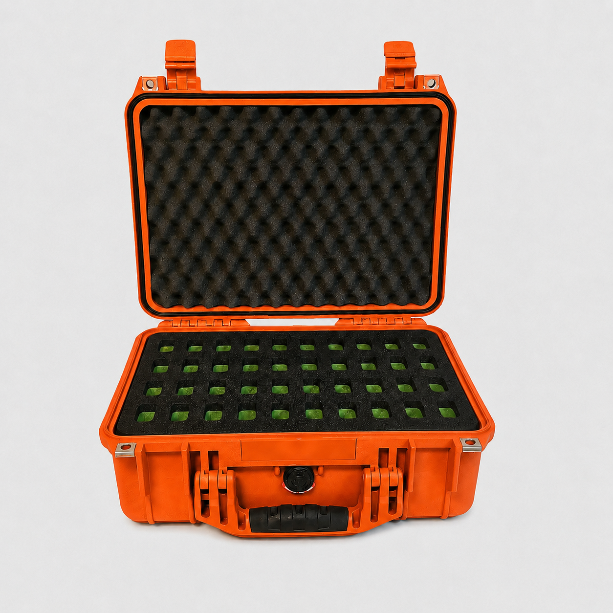 Tilpasset Peli 1450 knivkoffert for 40 foldekniver