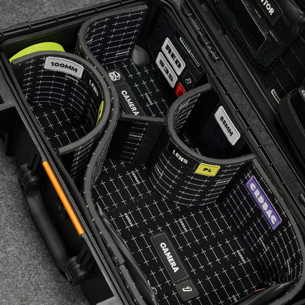 Peli Air 1535 CRDBAG-pakke – koffert + GRID DIVIDE WALL + Grid-Lid Pack