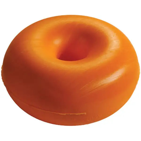 Skid-Mate Orange M8 pallet cushion – orange air-damped pad side view