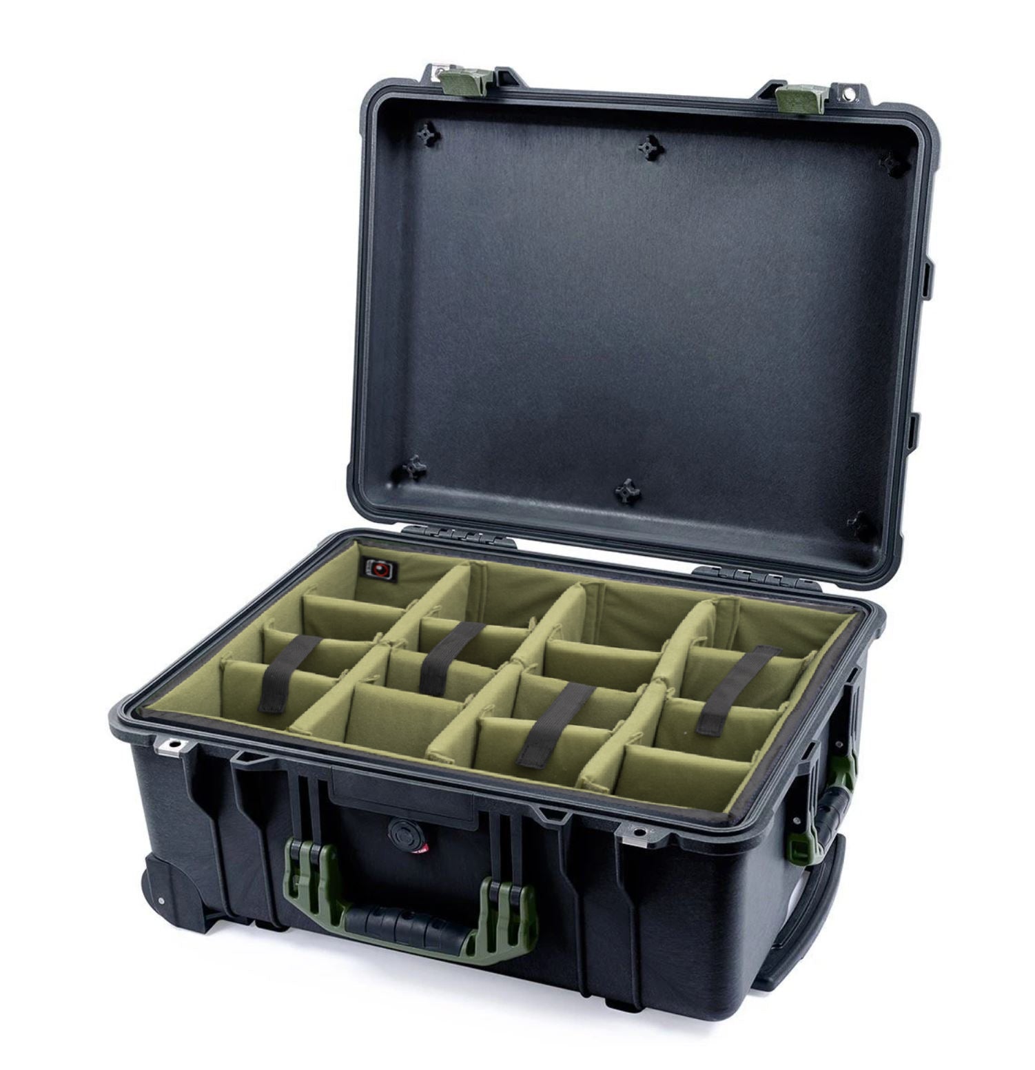 Padded divider organiser with adjustable compartments for the Peli 1560