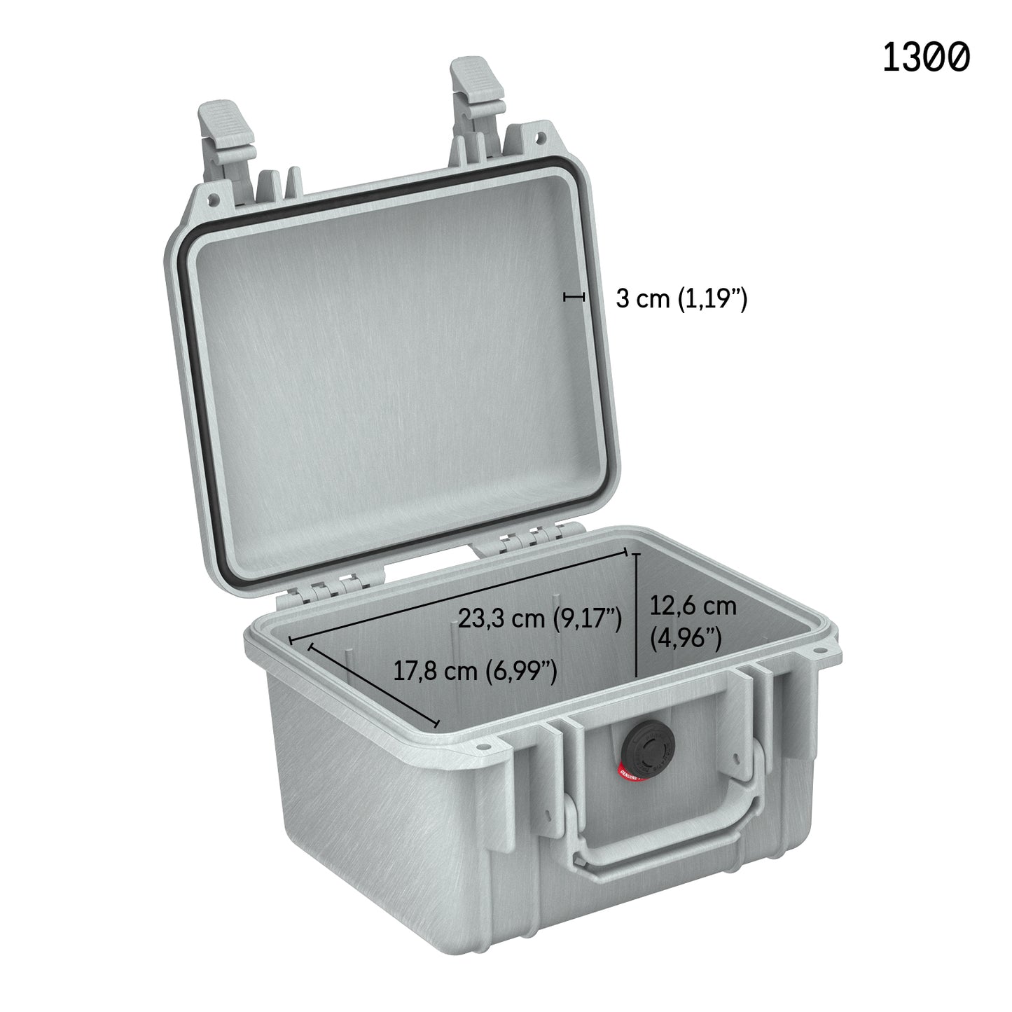 Peli 1300 Protector Case - Boîte de transport profonde