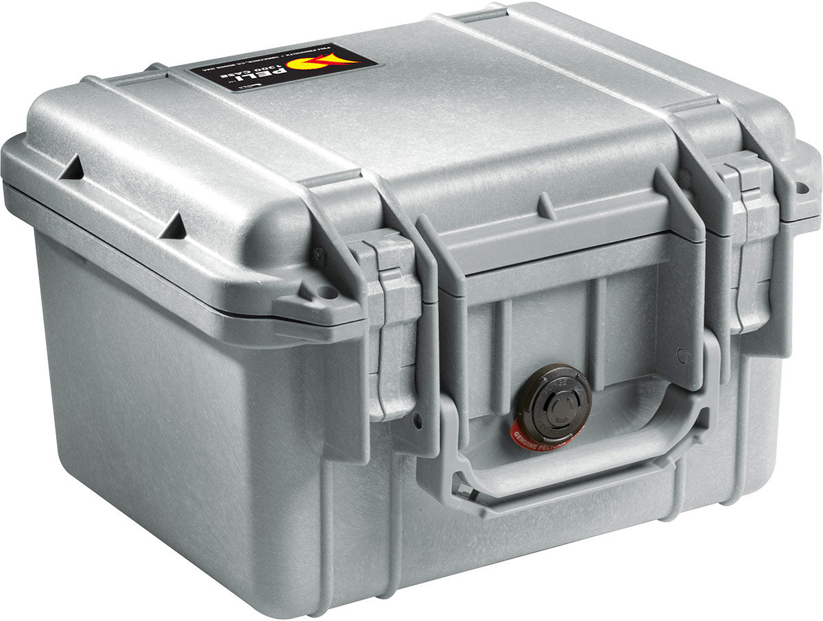 peli-1300-silver-waterproof-case