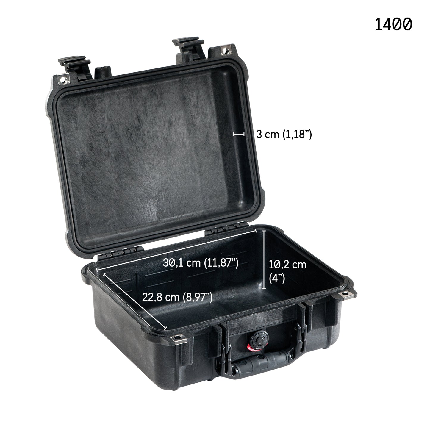 Peli 1400 Protector Case - Maža dėžutė