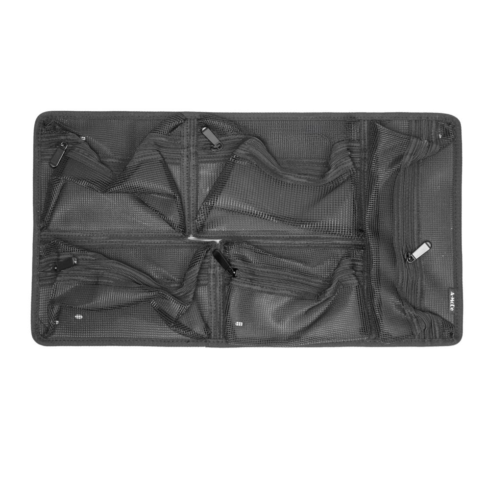 Peli 1510 und 1535 Deckelorganizer mit Netztaschen über einem Trennwand-Set im Koffer