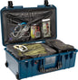 Carry-on cabin suitcase blue Peli Air 1535TRVL