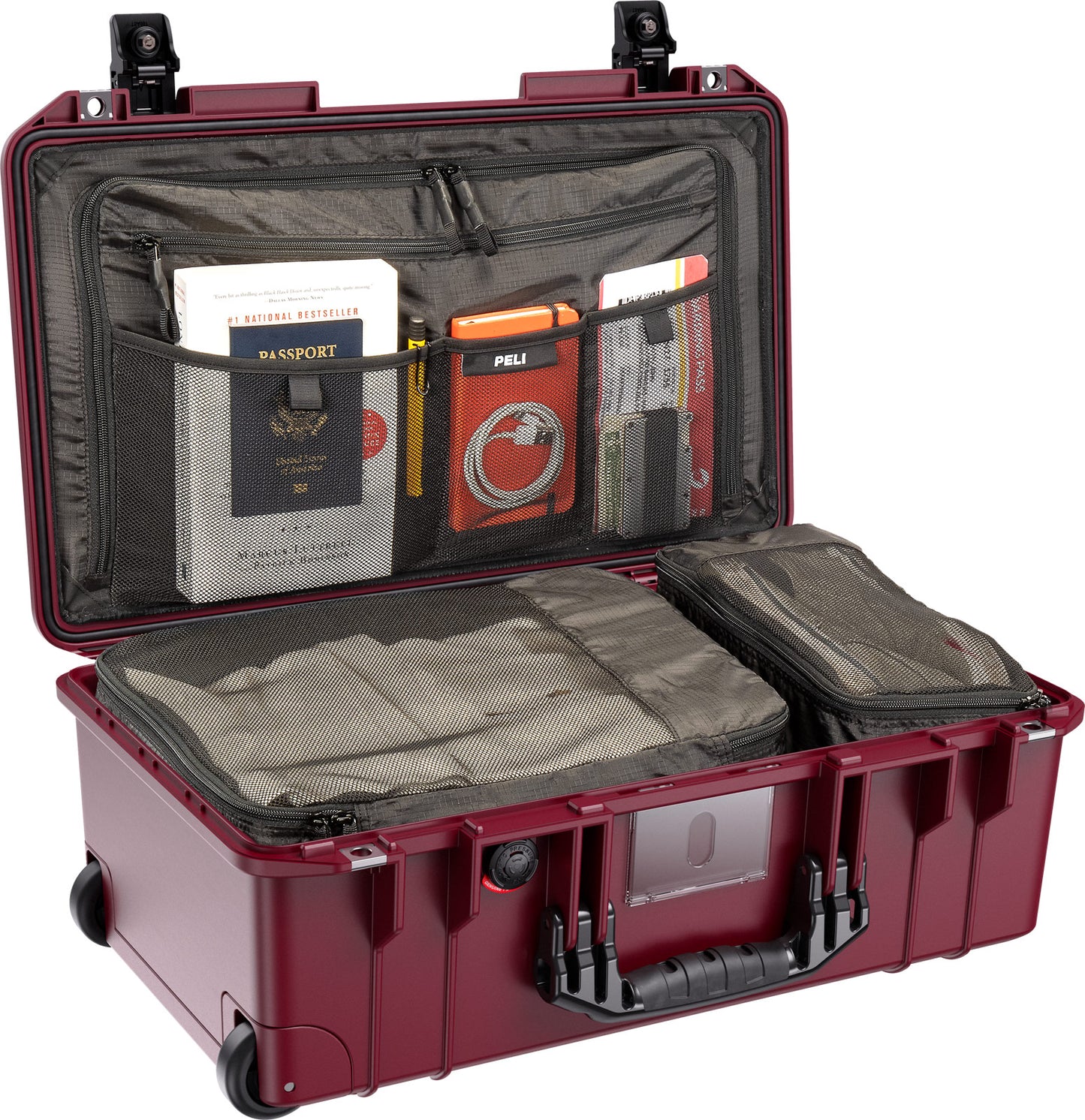 Compact travel case burgundy Peli Air 1535TRVL