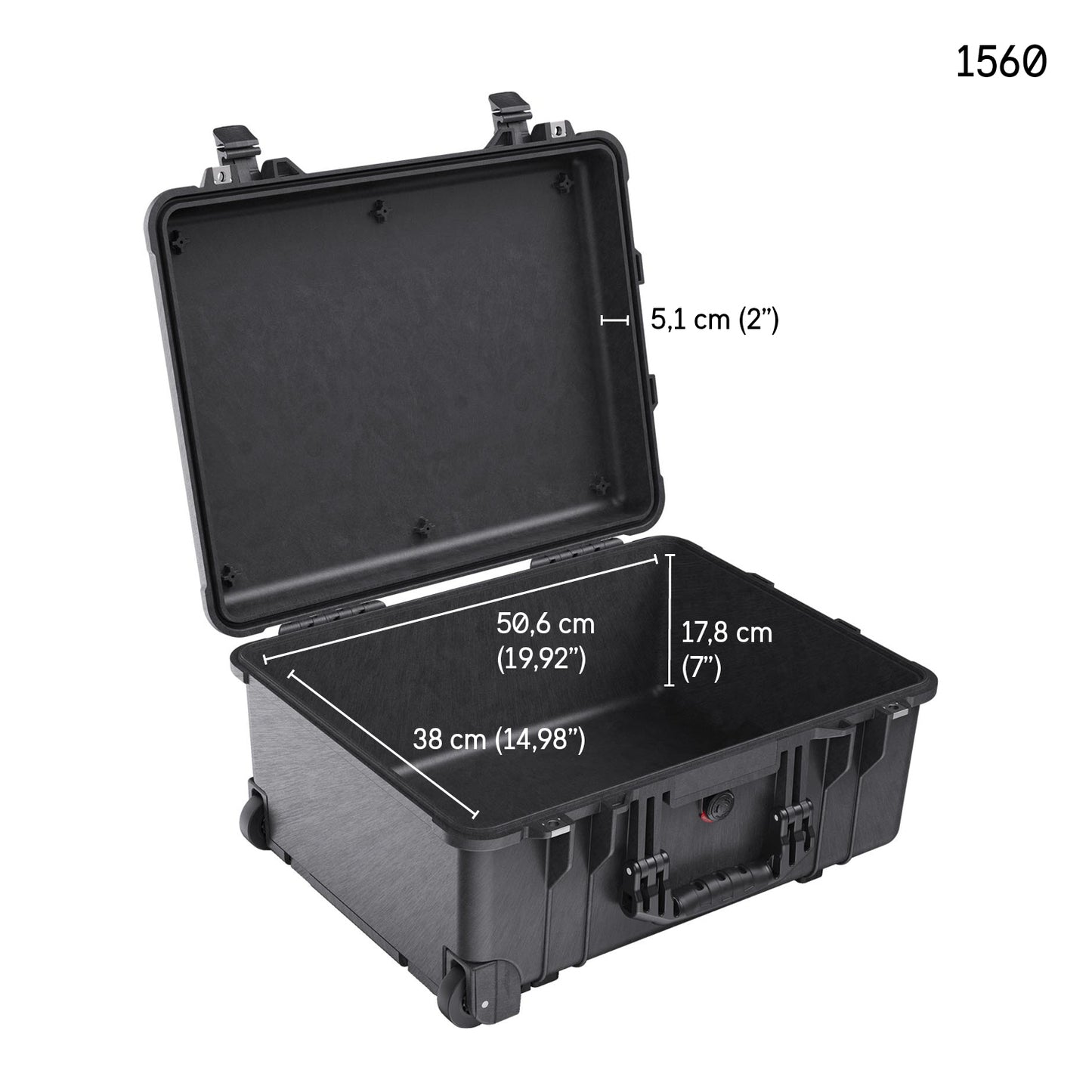 Peli 1560 Schutzkoffer