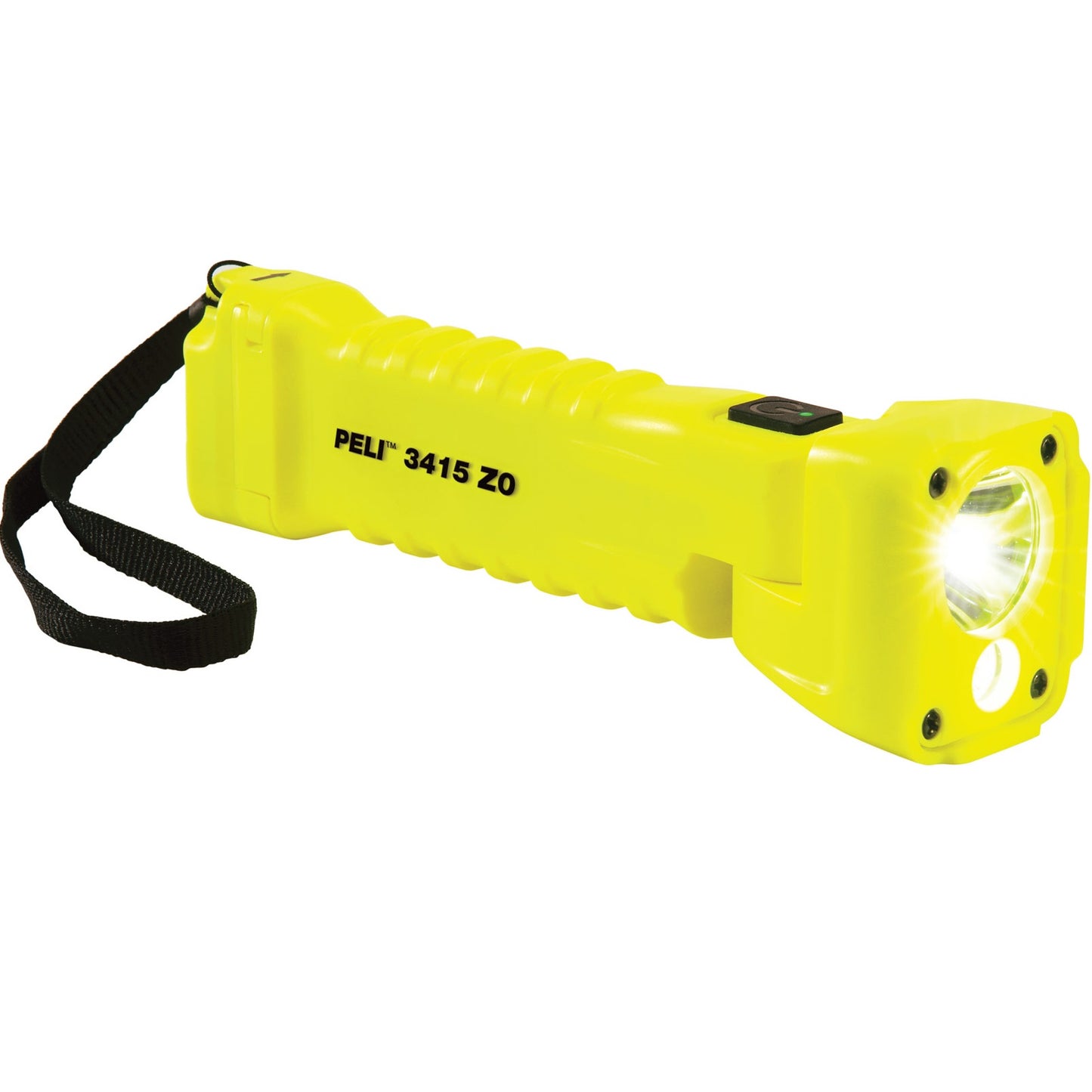 Lampe de poche LED ATEX à angle droit pour pompier avec magnet PELI 3415MZ0