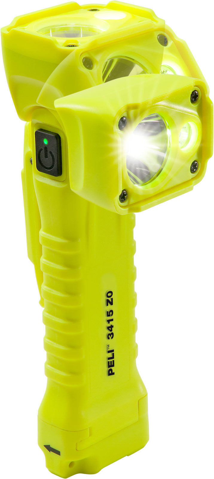 Firefighter LED ATEX Right-Angle Flashlight with Magnet PELI 3415MZ0