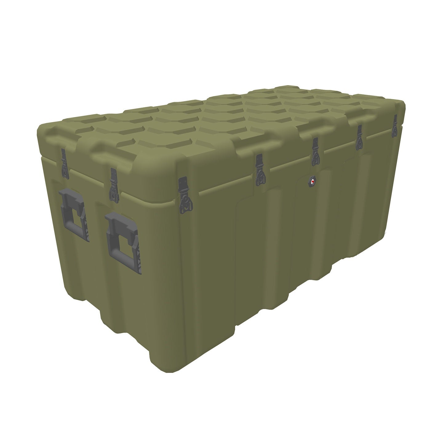 Peli ISP² EU120060-5010 shipping case shown closed with hardware and pressure relief valve