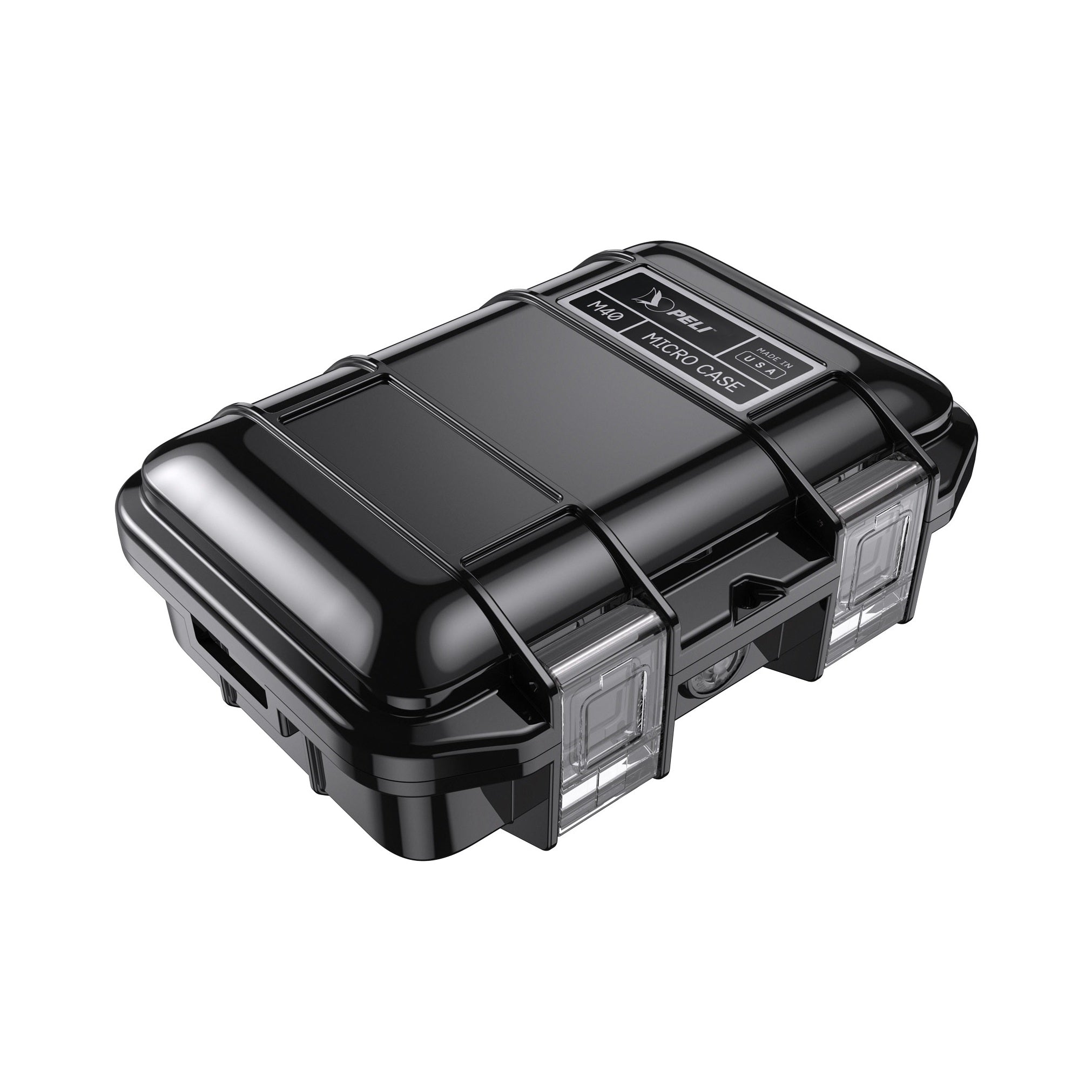 Peli M40 Micro Case black — compact waterproof hard case, front view