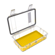 Peli M60 Micro Case Yellow Clear Open
