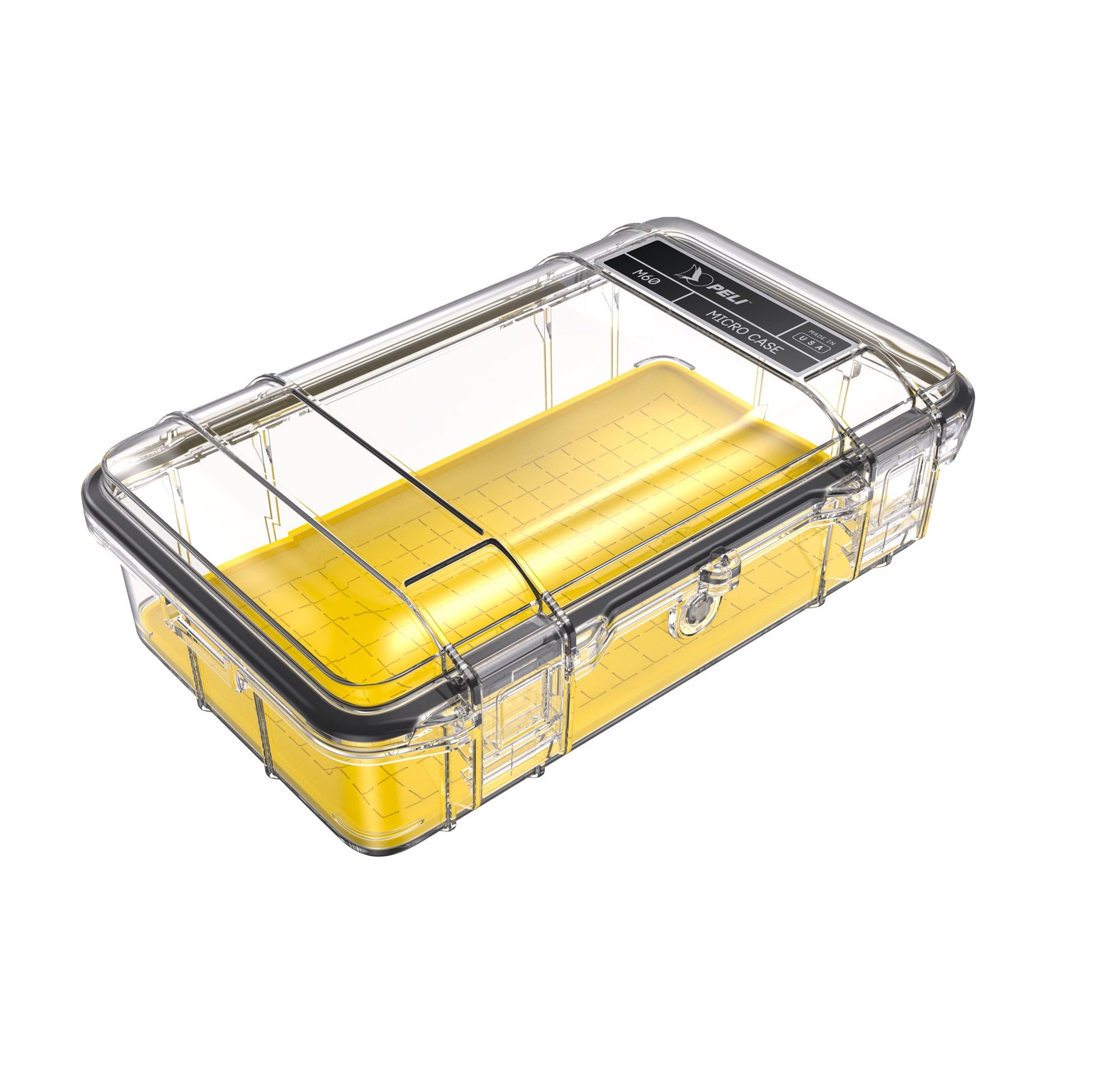 Peli M60 Micro Case Yellow Clear