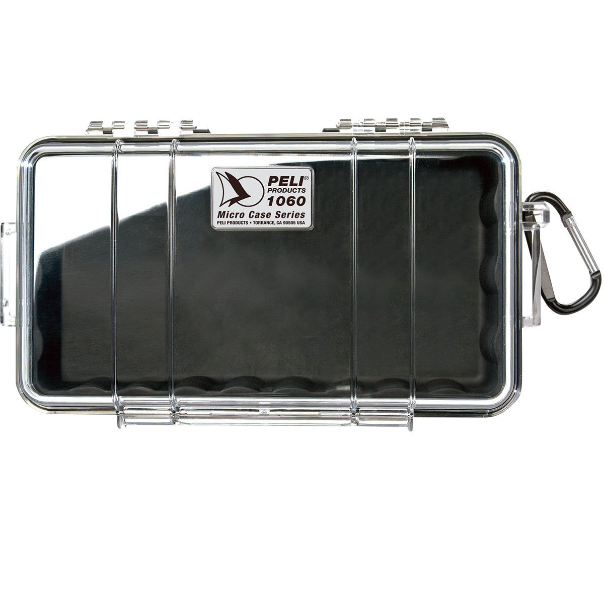 Peli 1060 zwarte micro case – compacte IP67 waterdichte beschermhoes voor telefoon en documenten