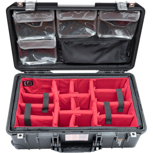 peli air 1535 divider mesh organizer bottom case red insert