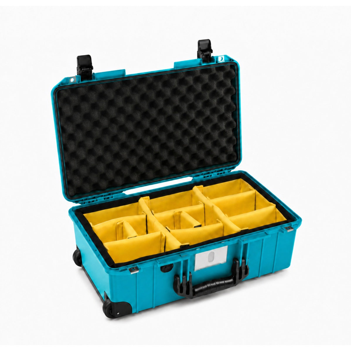 Куфар за ръчен багаж Peli Air 1535 в цвят Reef Blue с текстилен разделител