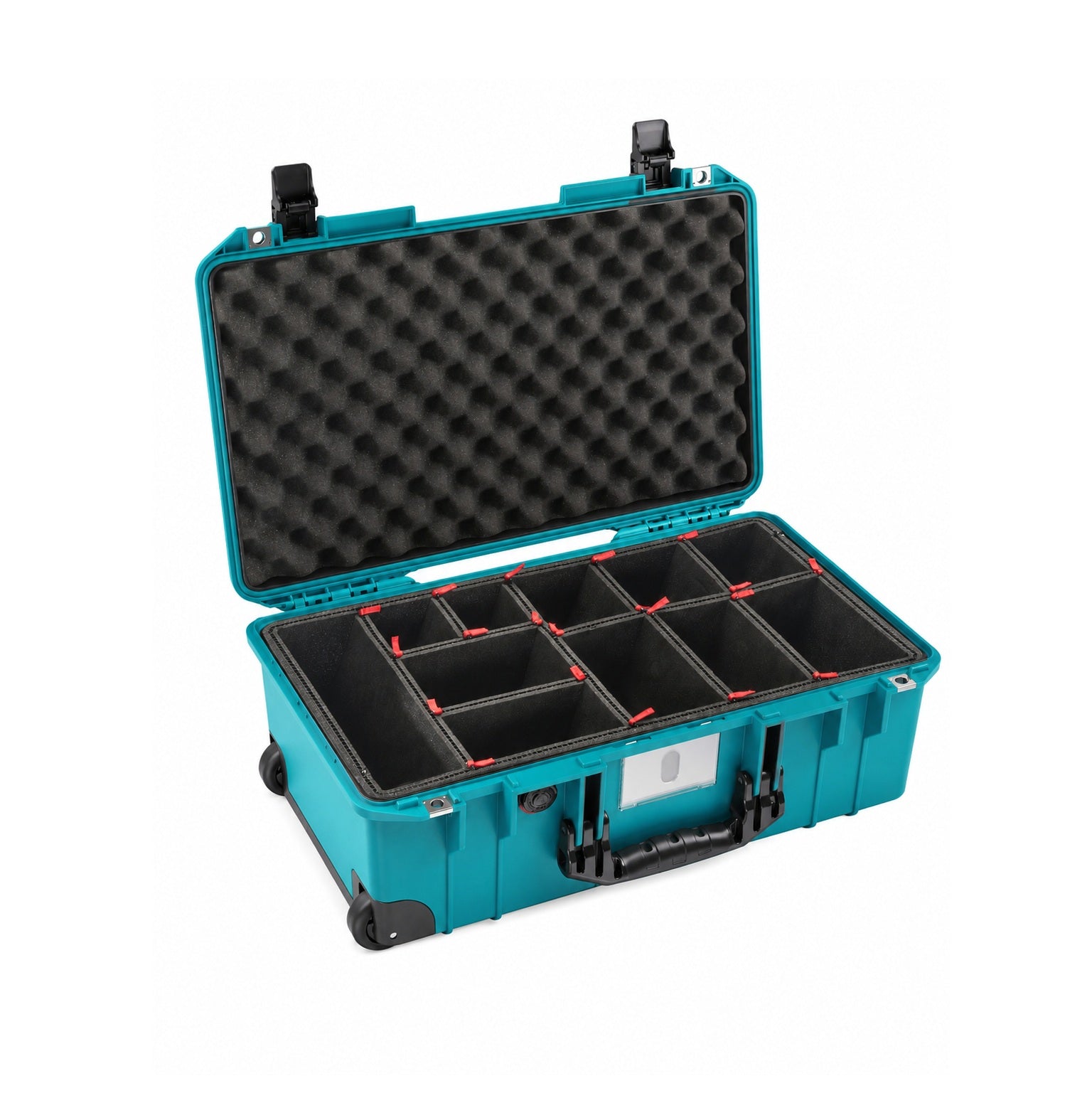 Куфар за ръчен багаж Peli Air 1535 в цвят Reef Blue със система от разделители TrekPak